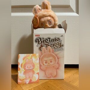 Authentic Pop Mart LABUBU Big Into Energy (Happiness/Orange) LIKE NEW